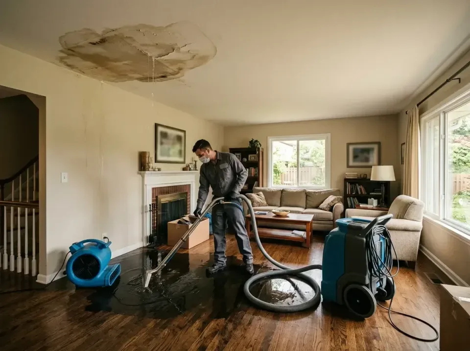 attic-pipe-burst-ceiling-drip-008 — frequently asked questions, Water Damage Restoration & Carpet Care in Evanston, WY